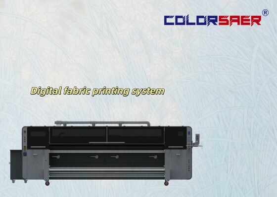 SAER Hot Sell 4 Heads Large Format 3.2m Printbreedte Hoge Snelheid Textiel Print Sublimatie Plotter