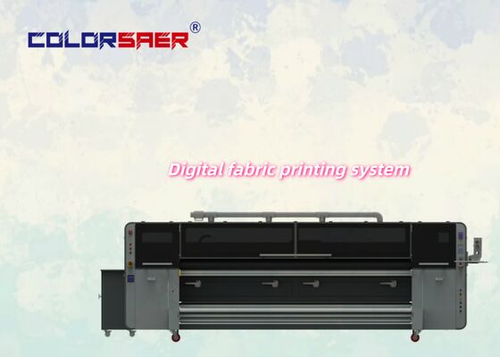 3.2m SAER COLOR Digital Direct to Fabric Sublimatie Printer met I3200 4pcs & 8pcs Print Head Textile Plotter voor Polyester & Cotton Fabric