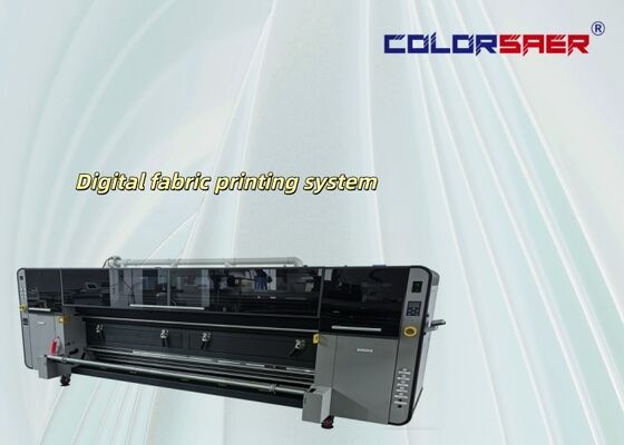 High-end SAER COLOR Digital Fabric Printing System Professional Shanghai Manufacturer Large Format Roll to Roll Textile Plotter