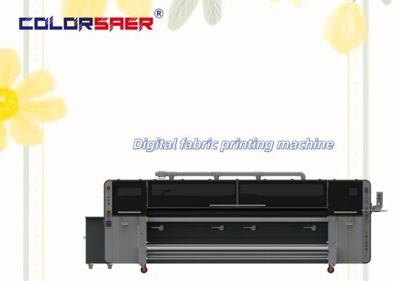 SAER Nieuw Model Volautomatisch Digitaal Textielprint Systeem met Pigment & Sublimatie Inkt Hoge DPI
