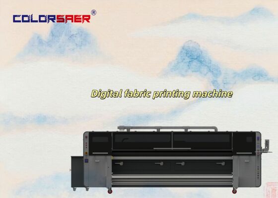 Hoogwaardig 4 & 8 kleuren breedformaat textielprintsysteem High-precision Inkjet fabric plotter