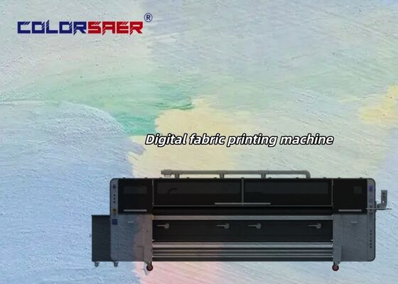 SAER Kleur 4 & 8 stuks I3200A1 Printkop 3.2m All-in-one Reclame High Color Inkjet Digital Flag Printing Machine