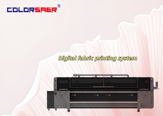 SAER High-End grootformaat 3200mm Digitaal textielprintsysteem Stoffenplotter 4 of 8 kleuren