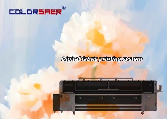 Fabrieksprijs premium digitaal weefselprintsysteem roll to roll of direct out textiel plotter met CMYK & CYMKGRBK
