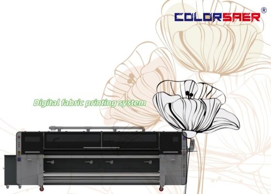 Hoge resolutie industriële 4 stuks KJ4B-QL printkop grootformaat textielprintsysteem met pigment- en sublimatie-inkt