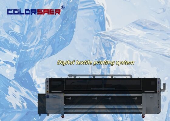 SAER gecertificeerd 3.2m KJ48-QL Print Head Industrial Direct Textile Printer voor reclamebannerfabriek OEM