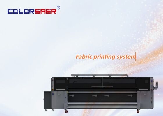 Digitale rol tot rolstofprinter met ver infraroodverwarming, met hoge resolutie, all-in-one machine voor katoen- en polyestermaterialen