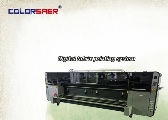 Goede Kwaliteit SAER 3.2m Textiel Printmachine Rol-naar-Rol Inkjet Digitale Banner Printer voor Grote Achtergrondmuur