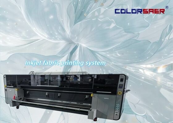 2m/ 2.3m/3.2m Grootformaat Digitale Printmachine Textiel Inkjet Printer met Verwarmingseenheid Systeem voor Stof