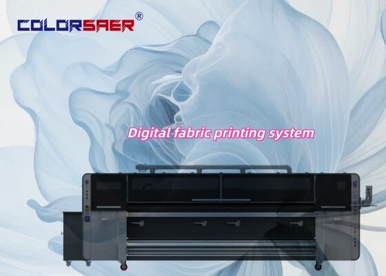 SAER Automatisch hoge efficiëntie Inkjet Textiel Printing System Digitaal Stoffen Plotter met 12 maanden garantie
