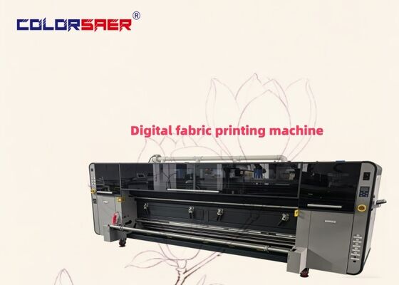 SAER COLOR Energy Saving Digital Fabric Printing System Roll to Roll Textile Printer with Pigment & Sublimation Ink