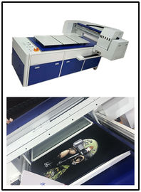 8 van de de T-shirtprinter van de kleuren Flatbed DTG Printer Hoge Precisie 1 Jaargarantie