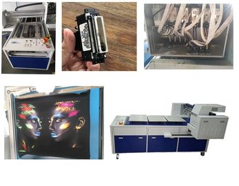 De digitale Flatbed Machine van de T-shirtdruk met 8 het Hoofd260kg Gewicht van Ricoh GH2220