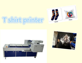 A3 Grootte Digitale Flatbed Printer 600 * 1200mm Dienbladgrootte met 8 Ricoh-Hoofden