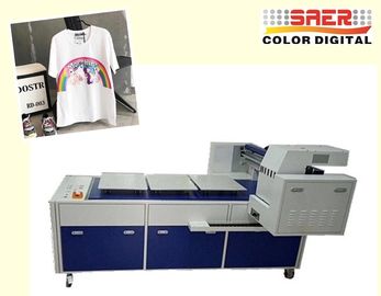 De Drukmachine van de hoge snelheidst-shirt/Digitale Flatbed Printer met 8 Ricoh-Hoofden
