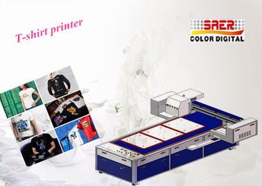 Leid aan Katoen 8 van de de Printera3 Grootte van de Kleuren de Digitale T-shirt Printer van Inkjet 1 Jaargarantie