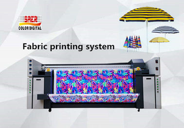Digitaal van de de Textieldrukmachine van Inkjet van de de Bannerdruk de Machinebroodje om Type te rollen