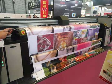 5.5KW bruto Textiel de Printerbroodje van het Machts Grote Formaat om Dubbele CMYK-Kleur te rollen