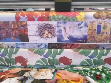 Gemakkelijk stel de Drukmachine van de Douanesublimatie voor Stof met 3 Epson 4720 Druk in werkingHoofd