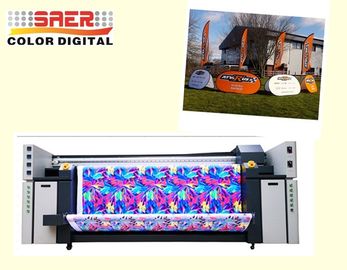 5.5KW bruto Textiel de Printerbroodje van het Machts Grote Formaat om Dubbele CMYK-Kleur te rollen