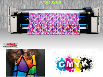 3.2m de Machine van de Doekdruk voor Katoen/Polyester met Drie Epson 4720 Hoofden