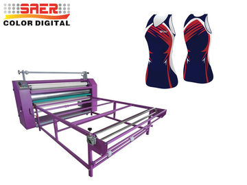 Automatische 1.7m Textiel de Drukmachine van Calander van de Kalendermachine Roterende