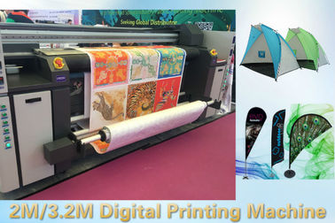 2000mm van de de Inktbevestiging van het Breedte1800dpi Pigment de Stoffenplotter