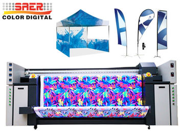 1800DPI 3.2m Digitale de Vlag Textielprinter van Stoffenprinters