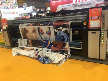 1800DPI 3.2m Digitale de Vlag Textielprinter van Stoffenprinters