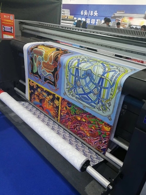3.2m Vlag van de Katoenen de Machine Stoffendruk 1440dpi 380V
