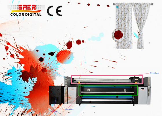 Groot Formaat van de Katoenen de Directe Textielprinter Textieldrukmachine CMYK