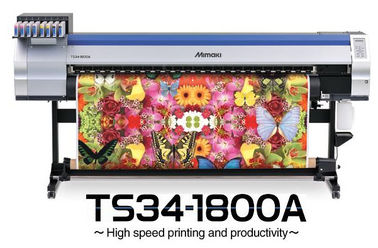 1800mm de Textielprinter van Mimaki van de Sublimatievlag met de Dubbele CMYK kleur van de Verwarmermachine
