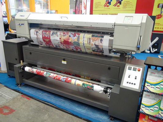 De Sublimatieprinter van Mutoh van hoge Resolutie Dubbele 4 Kleur voor Buitenkant het Gebruiken