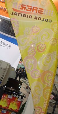 De digitale stof van de sublimatiedruk met Met een laag bedekte Afwijking Gebreide Polyester