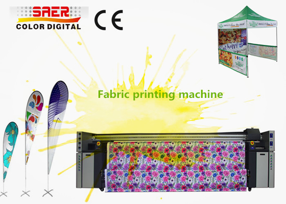 De dubbele CMYK-Printer Large Format van Inkjet van de Kleurstof Textielsublimatie