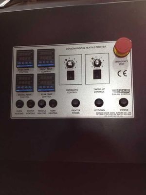 Dubbel DX7 epson Inkjet-printerbroodje om te rollen, de machine van de doekdruk