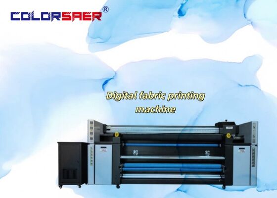Shanghai SAER High-end Industrial Digital Fabric Printing Machine met Epson i3200 Printhead 2200mm Max Printing Width en Automatic Roll To Roll