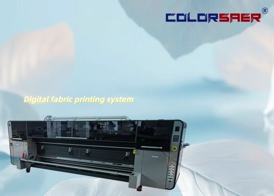 Digitaal nieuw model All-in-one Textielprintsysteem met 4 of 8 stuks i3200 printkop CMYK of CMYKGRBK