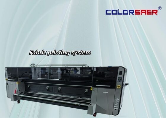 Innovatief nieuw model SAER 3200mm inkjet textielprinter met ver infraroodverwarmer All-in-one systeem met KJ4B-QL printkop