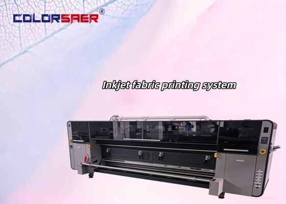 SAER COLOR Digitale Grootformaat 3200mm Printbreedte Automatische Roll-to-Roll Textielprinter met Lange Levensduur