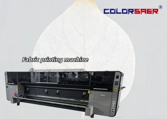 3200 mm Digitale sublimatieprinter met groot formaat Textielprinter voor het afdrukken op vlaggen en katoenen stoffen met 4 of 8 stuks printkop
